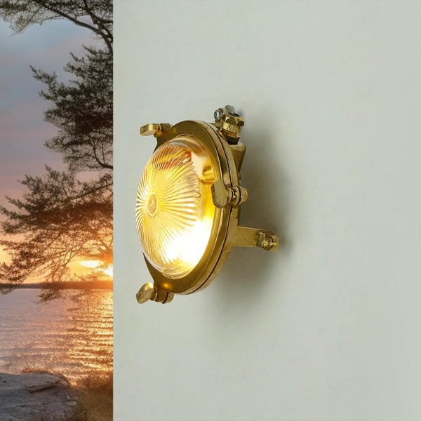 Runde Schiffslampe zur Wandmontage