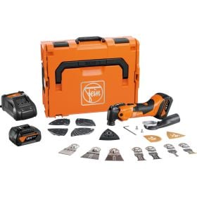 Fein Akku Multimaster mit Zubehör im Koffer und zwei Akkus inklusive Ladegerät