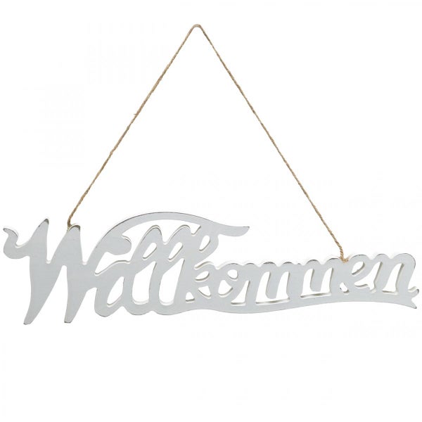 Willkommen Schild zum Aufhängen