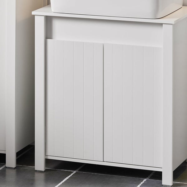 Waschtischunterschrank mit zwei Türen im Badezimmer