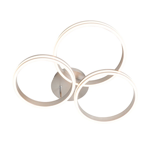 LED-Deckenleuchte mit drei Ringen