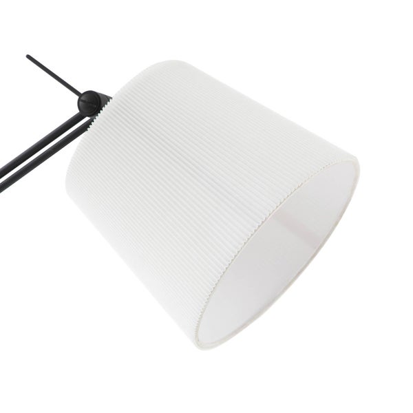 Lucande Stehlampe Caelia (Modern) in Schwarz aus Metall (1 flammig, E27) - Stehleuchte Standleuchte Floor Lamp Wohnzimmerlampe Wohnzimmerleuchte