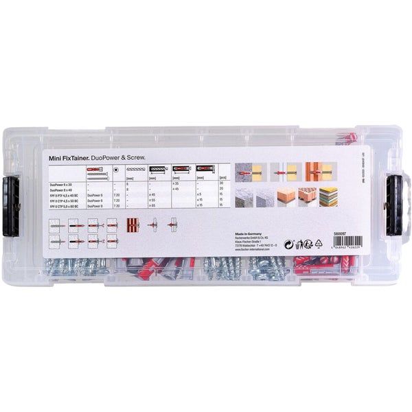 Fischer MiniFixTainer - DuoPower + FPF S (95 Stk.) - 560097