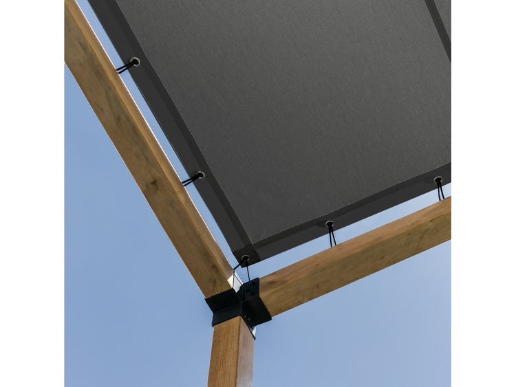 Sonnensegel Mit Ösen Graphite 300X300Cm - Maanta® Bugna