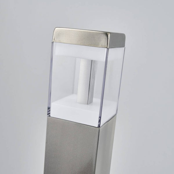 Lindby LED Baily (spritzwassergeschützt (Modern) in Alu aus Edelstahl (1 flammig, )