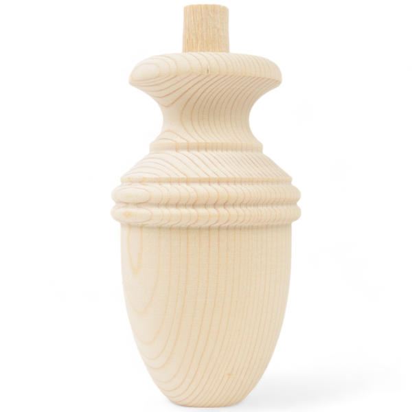 Gedrechseltes Möbelfuß aus Holz