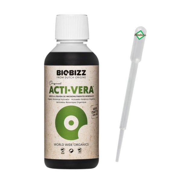 BioBizz Acti Vera 5 Liter  – Organischer Wachstumsbooster mit Pipette für alle Pflanzen