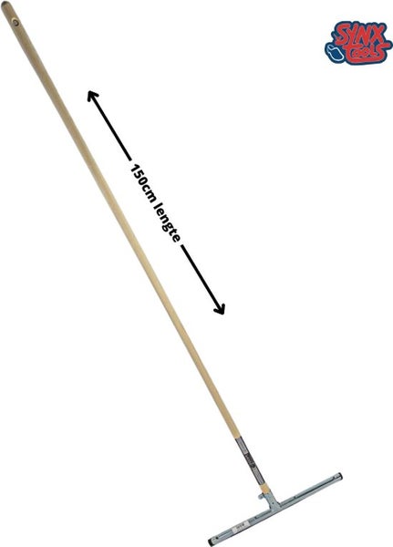 Abziehrakel mit Holzstiel, 150 cm Länge