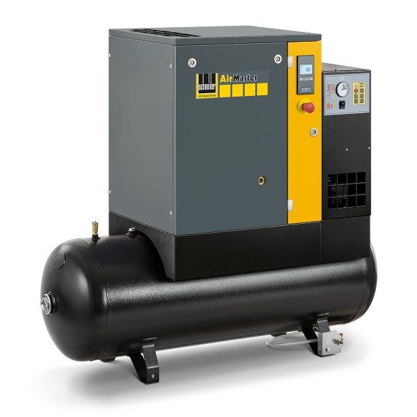 Schneider AirMaster Schraubenkompressor mit Druckluftbehälter