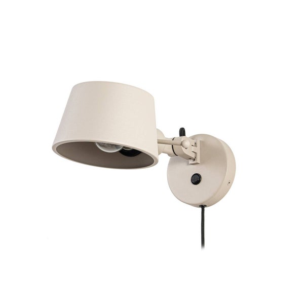 Wandleuchte mit Kegelform Schirm und Kabelanschluss