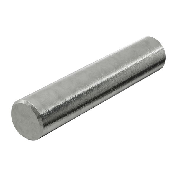 Geiger Kugelöse Kunststoff | weiß RAL 9016 | Innenprofil rund 12 mm | inkl. Sicherungsring und Mitnehmerstift Nirosta