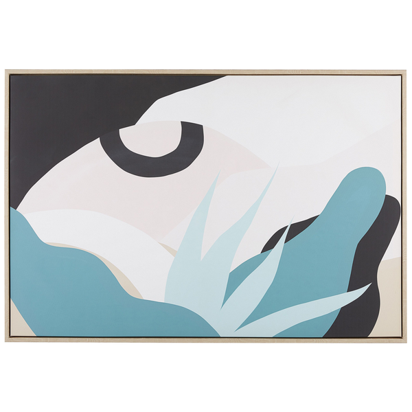 Abstraktes Wandbild mit Rahmen