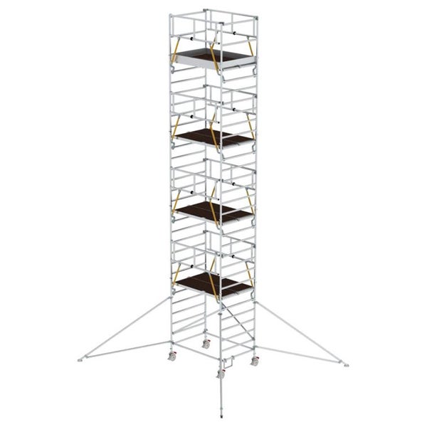 MUNK Rollgerüst SG mit Doppelplattform 1,35x1,80m und Ausleger 10,39m AH