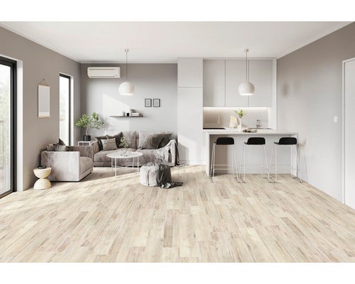 Wand- und Bodenfliese Barbados miele 30x120cm matt rektifiziert