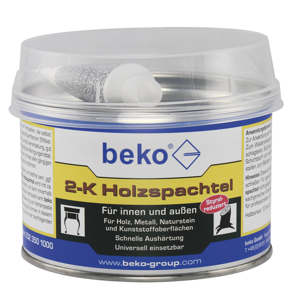 beko 2-K Holzspachtel 1 kg ähnlich eiche inkl. Härter (975 g + 25 g Härter) 232 350 1000