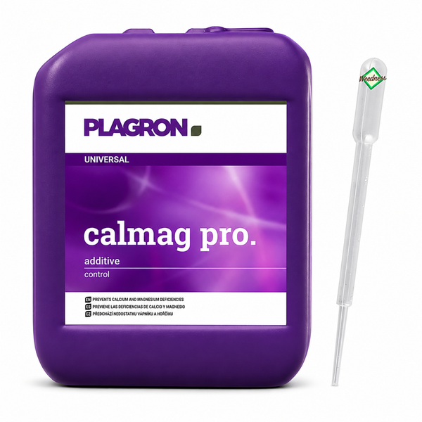 Plagron Calmag Pro Düngerzusatz zur Vorbeugung von Kalzium und Magnesiummangel mit Dosierpipette