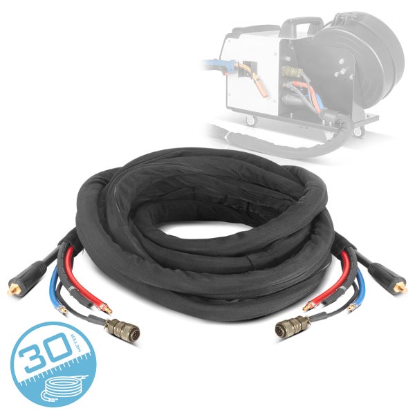 30 Meter Schweißbrenner Schlauchpaket für Schweißgerät