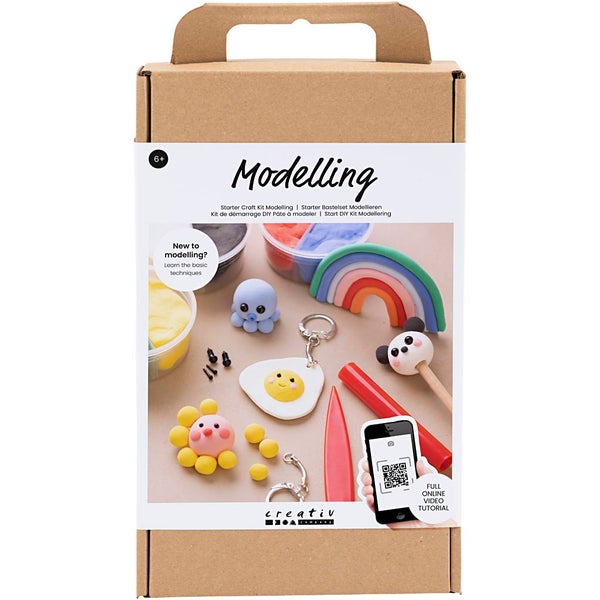 Creativ Company DIY Sets Modellieren Starter Kreativ Set Modellieren, Kreativ Box