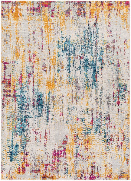 Abstrakt Moderner Teppich Mehrfarbig/Beige 160x215 cm ALANA