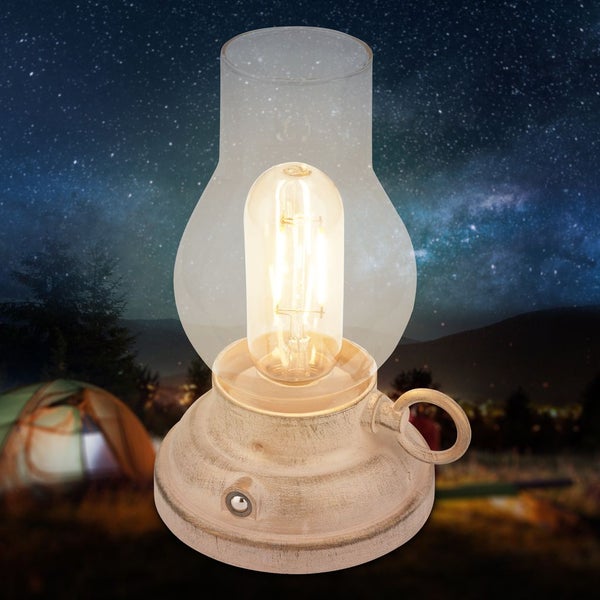 LED Tischlampe Akku LED Tischleuchte Dimmbar Kabellos Touch Warmweiß Terrasse