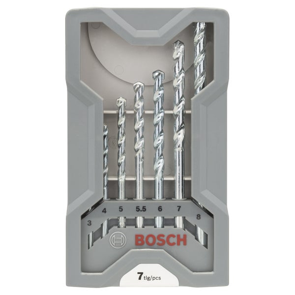 Bosch Steinbohrer-Set CYL-1, 7tlg., 3, 4, 5, 5,5, 6, 7, 8 mm -2607017035