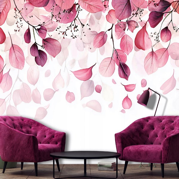 Fototapete Blätter Natur Wohnzimmer Vlies Tapete 350x250 cm
