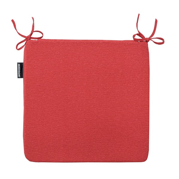 Sitzkissen Panama ziegelrot - Ca. 40x40 cm - 4er-Set