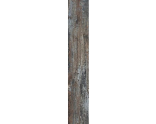 Wand- und Bodenfliese Chalet 2.0 street blue 20x120 cm matt rektifiziert