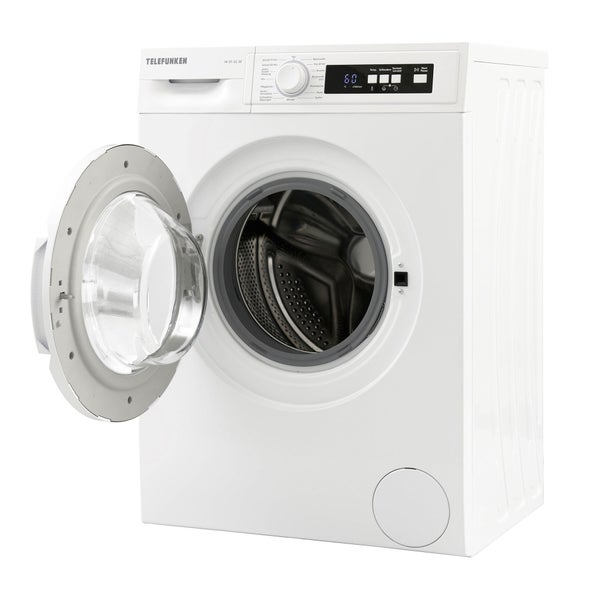 Telefunken Waschmaschine 5kg 1000 U/Min. Frontlader Schontrommel Überlaufschutz 15 Programme W-01-52-W weiß
