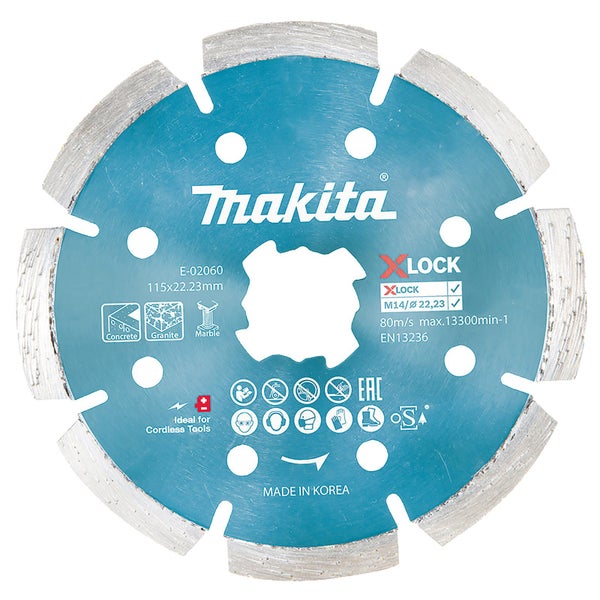 Makita Diamanttrennscheibe 115 mm X-Lock Beton - E-02060
