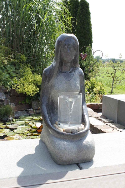 Gartenbrunnen Zierbrunnen FoDonna mit Wasserstrudel Effekt 10897