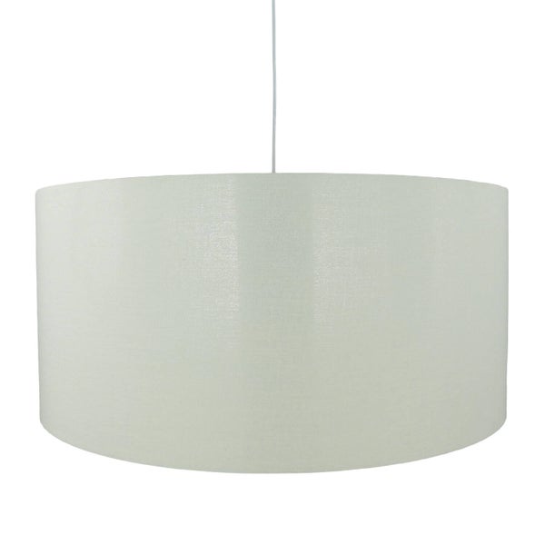 Hängelampe mit zylindrischem Lampenschirm