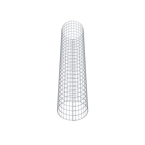Gabionensäule Durchmesser 47 cm, MW 5 x 10 cm rund - Höhe: 2,30 m
