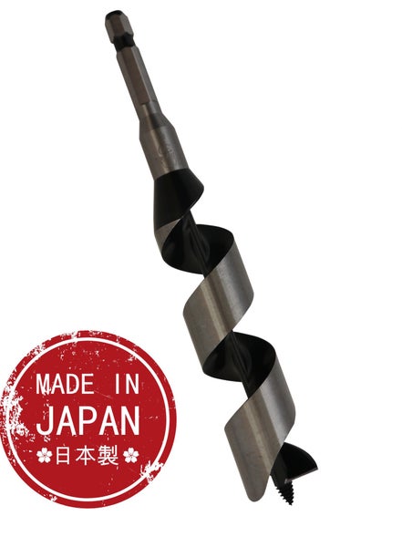 Holzspiralbohrer mit Herkunftszeichen Made in Japan