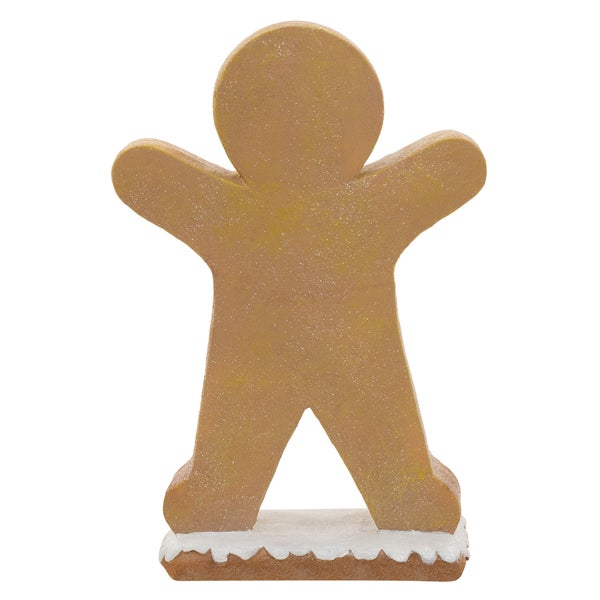 Dekorative Lebkuchenmann Figur für die Weihnachtsdekoration