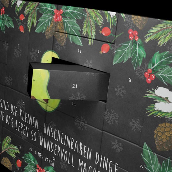 Mr. & Mrs. Panda Befüllbarer Adventskalender Avocado Kern - Schwarz