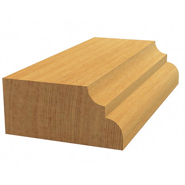 Holzprofilleiste mit abgerundeten Kanten