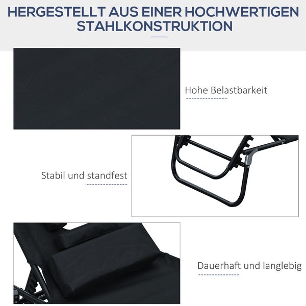 Detailansicht der Stahlkonstruktion eines Relaxstuhls mit hoher Belastbarkeit, Stabilität und langer Lebensdauer