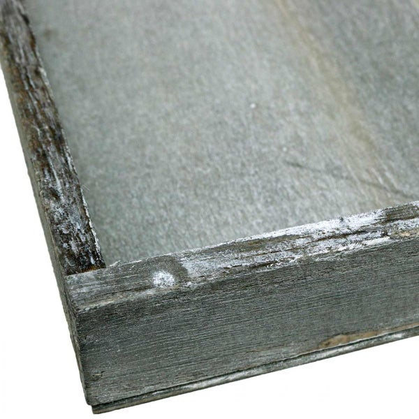 Holztablett mit Vintage-Optik