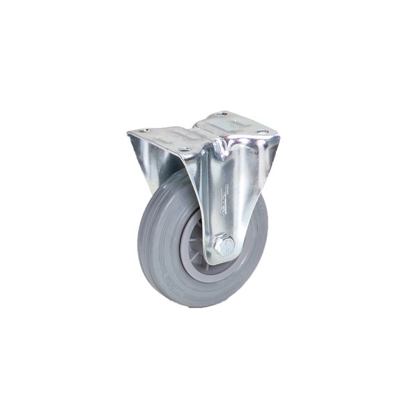 Fetra Vollgummi Bockrolle, 125x38 mm Radgröße