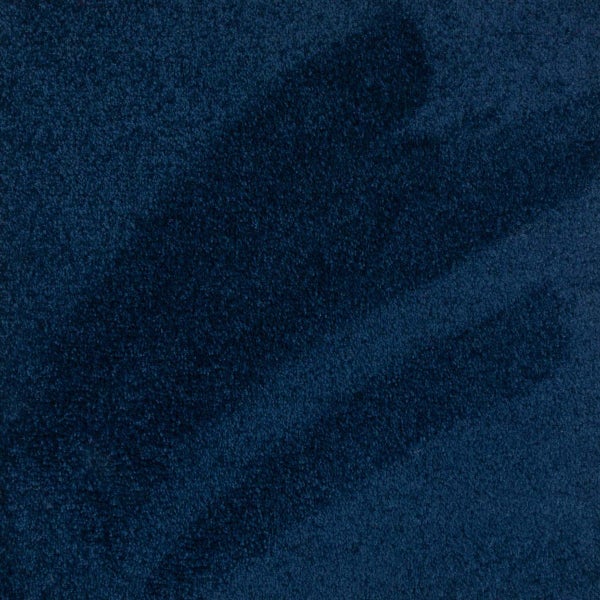 Velours Teppichfliesen blau Selbstliegende Teppich Fliesen in 50x50 cm in Dunkelblau Veloursteppich Fliesen weich für Schlafzimmer und Wohnzimmer