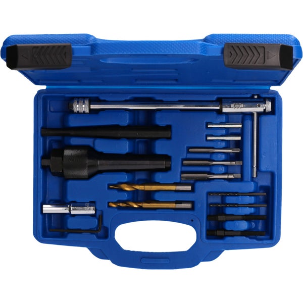 BRILLIANT TOOLS Glühkerzen-Ausbau- und Gewinde-Reparatur-Satz 16tlg. - BT561030