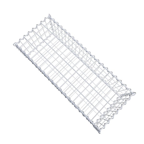 Gabione 100 cm x 30 cm x 40 cm (L x H x T), Maschenweite 5 cm x 10 cm, Spirale