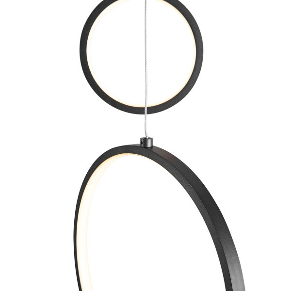 Kreisförmige LED Pendelleuchte mit Aufhängung