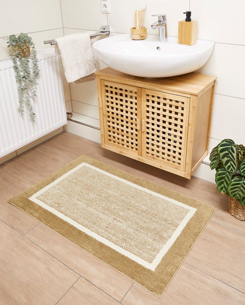 Badematte Maui 60 x 100 cm in Taupe