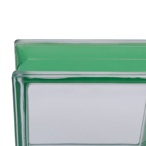 Detailansicht eines Glasbausteins