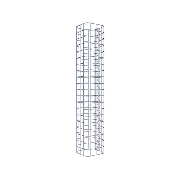 Gabionensäule 17 x 17 cm, MW 5 x 5 cm eckig - Höhe: 1,00 m