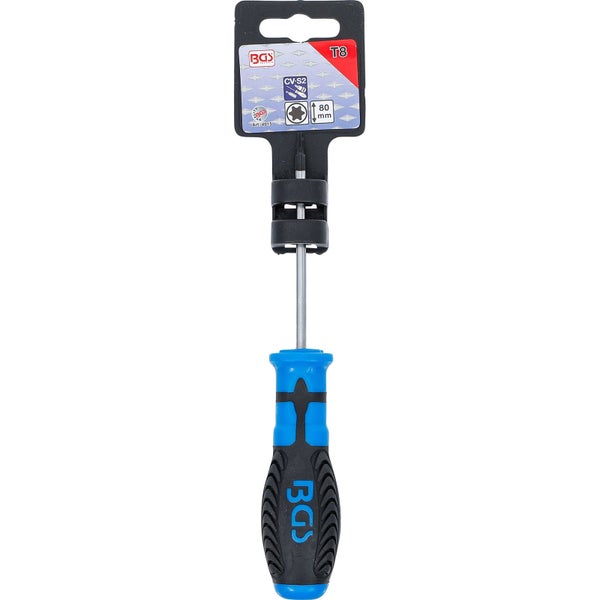 BGS Torx Schraubendreher T8 mit 80 Millimeter Klingenlänge