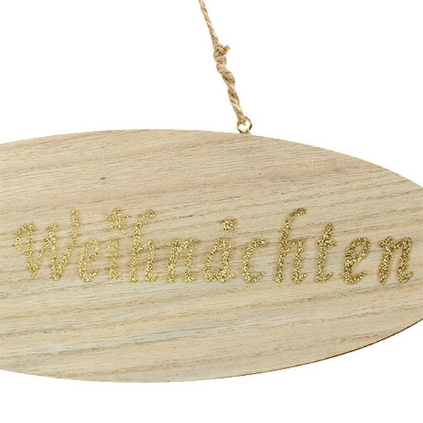 Weihnachtsdekoration Holzschild mit der Aufschrift Weihnachten