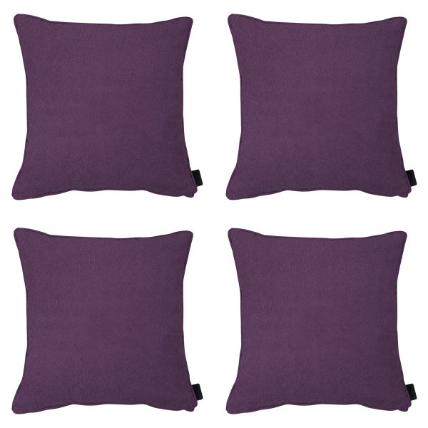 Dekokissen Panama lila - Ca. 45x45 cm - 4er-Set